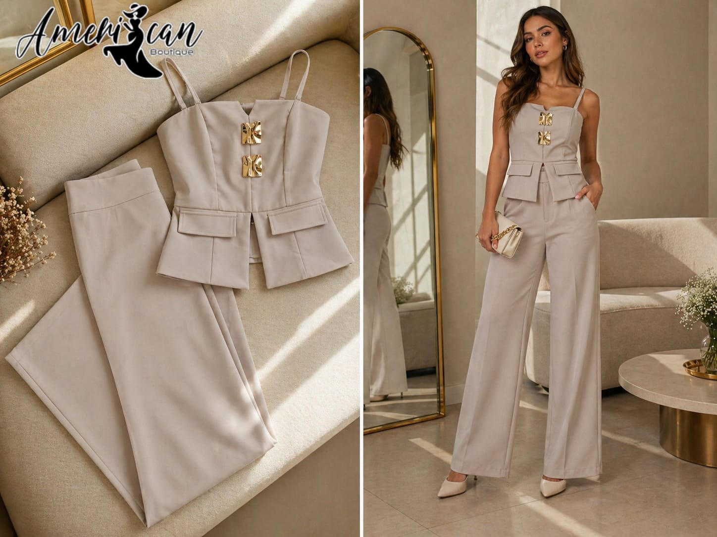 SET ELEGANTE BEIGE